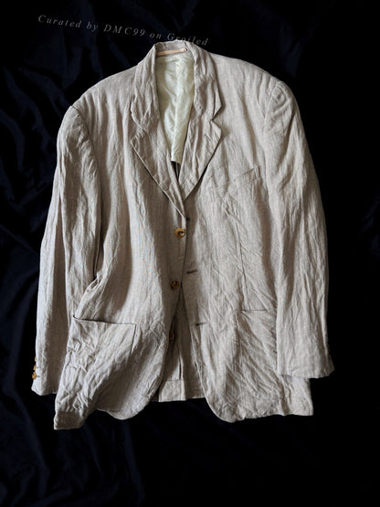 Comme des Garcons Homme Plus 1995 WORK Linen Jacket