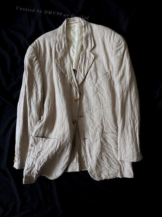 Comme des Garcons Homme Plus 1995 WORK Linen Jacket