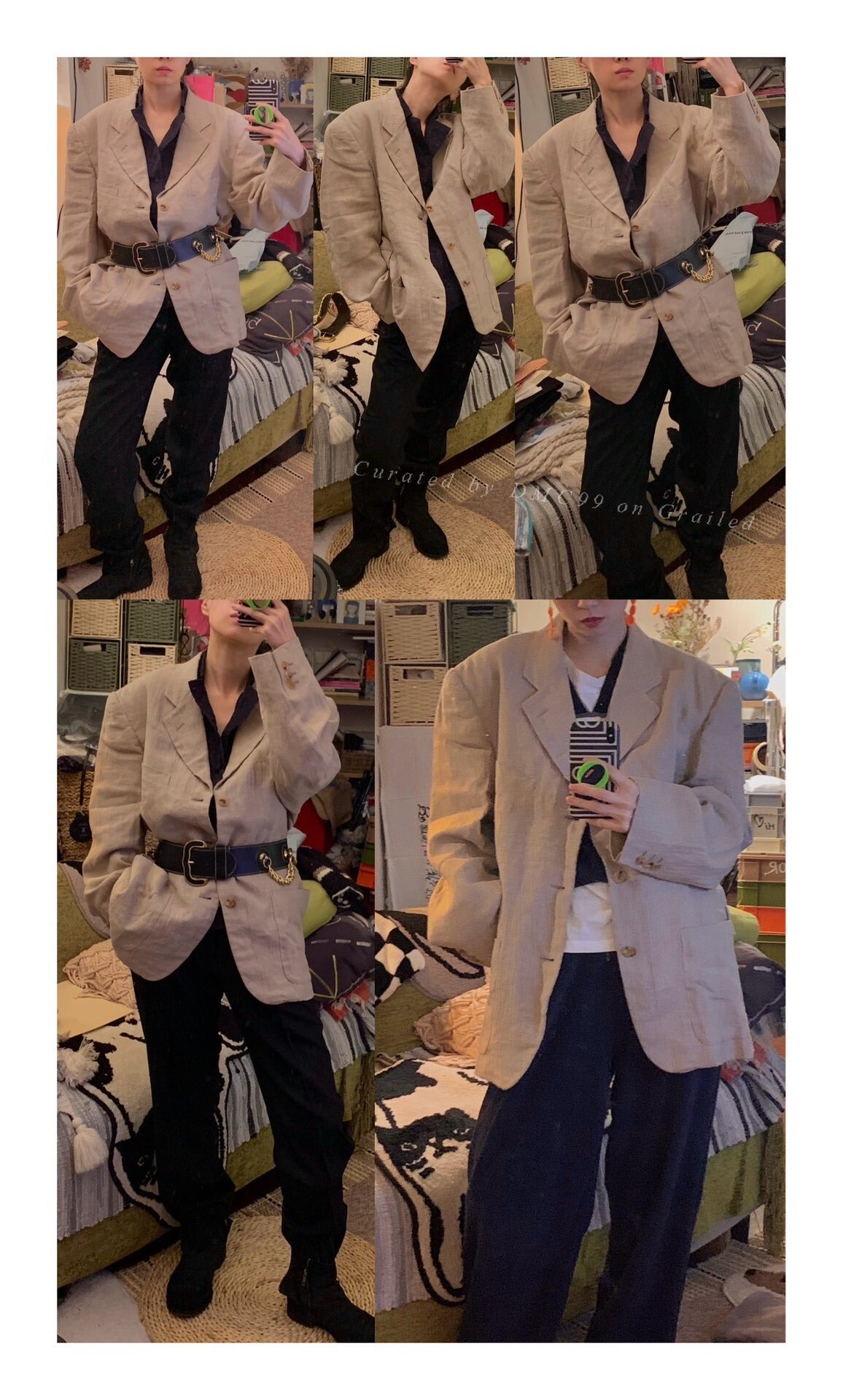 Comme des Garcons Homme Plus 1995 WORK Linen Jacket