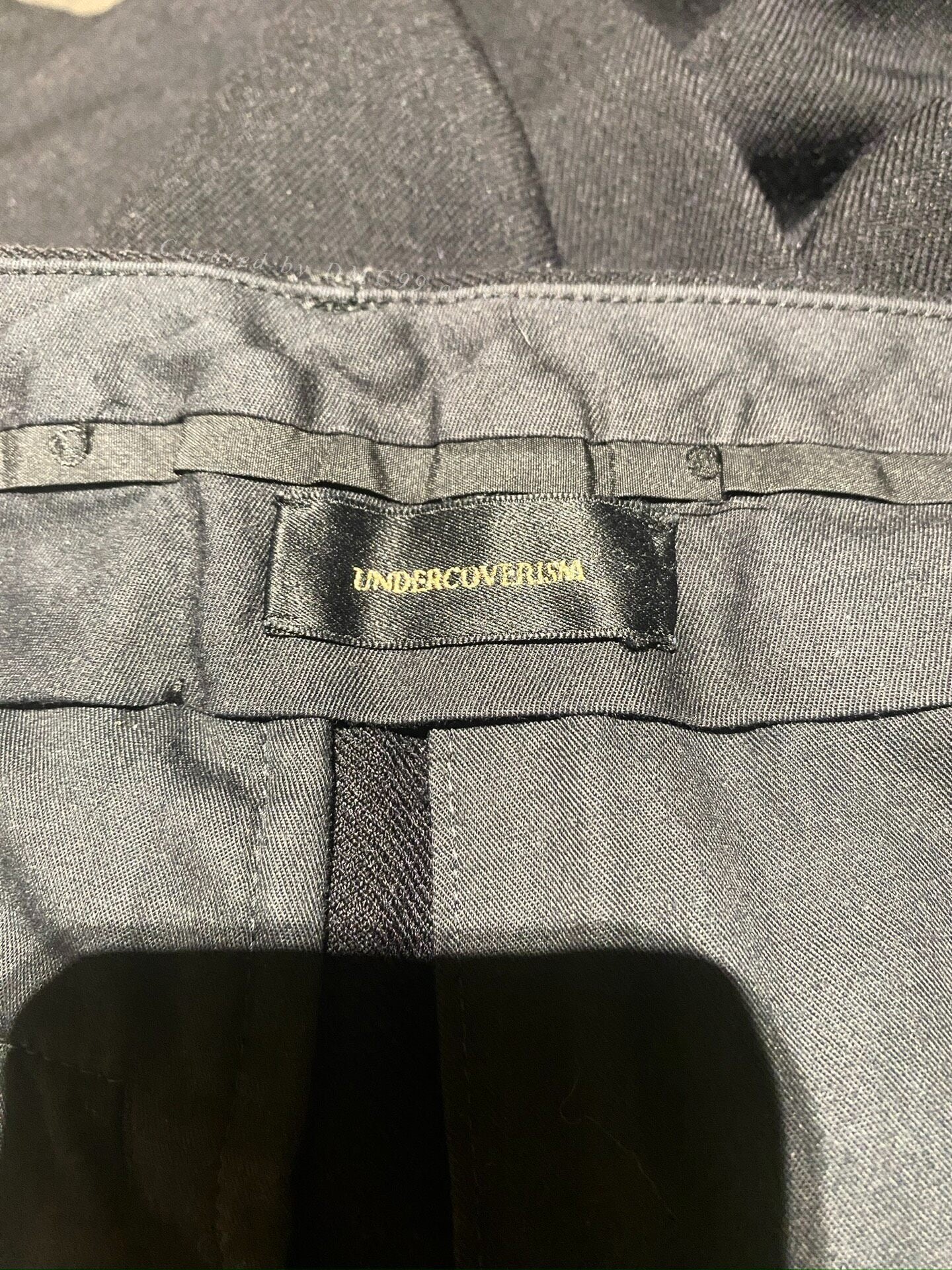 Undercover Wool Detachable Panel Pants-Skirt