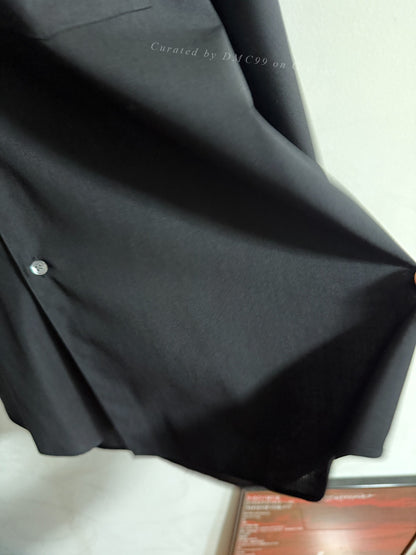 COMME des GARÇONS Black Long-Sleeve Shirt S