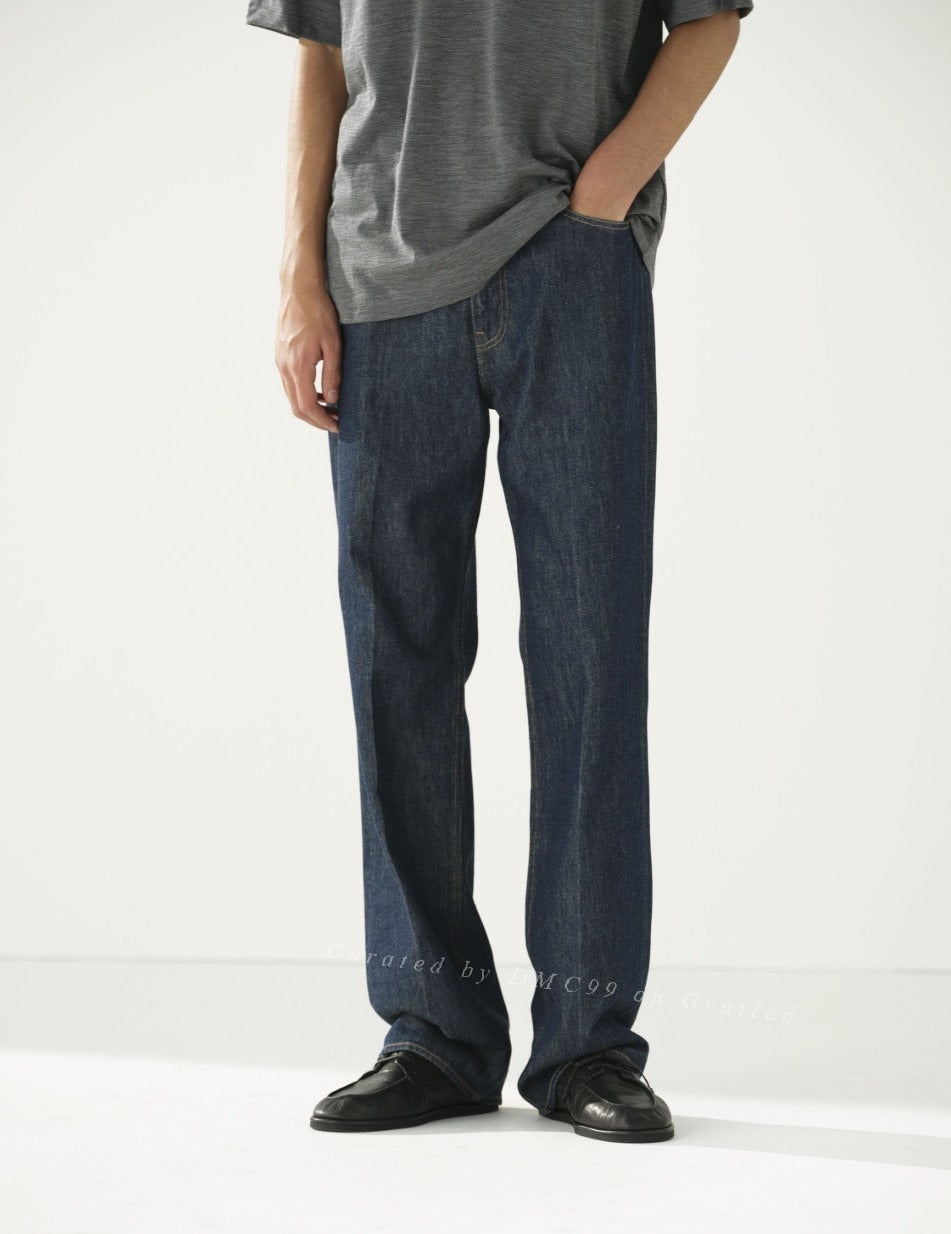 AURALEE HARD TWIST DENIM 5P PANTS