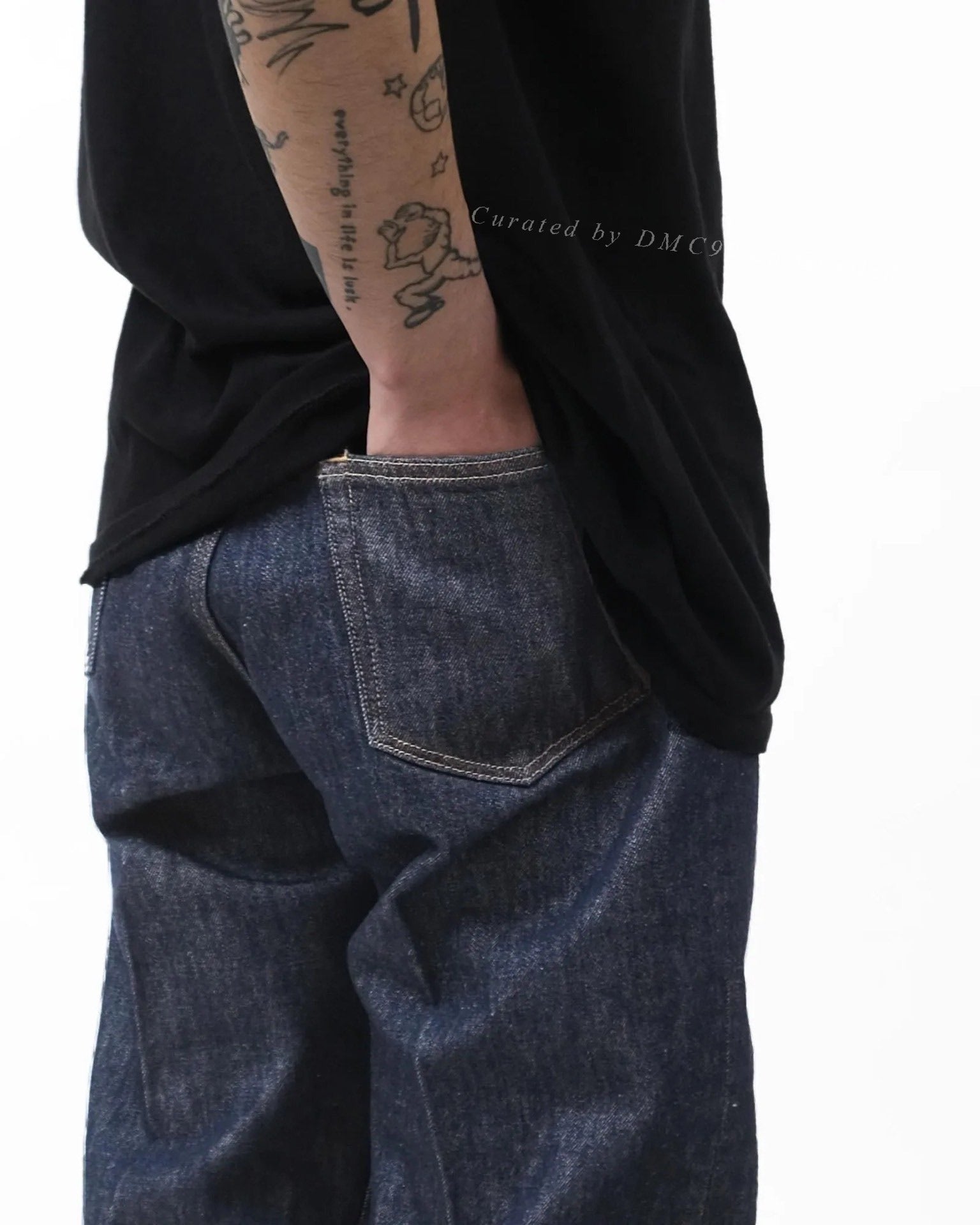 AURALEE HARD TWIST DENIM 5P PANTS