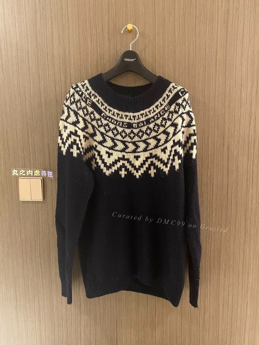 Undercover 14AW Pure Wool Ethnic Sweater