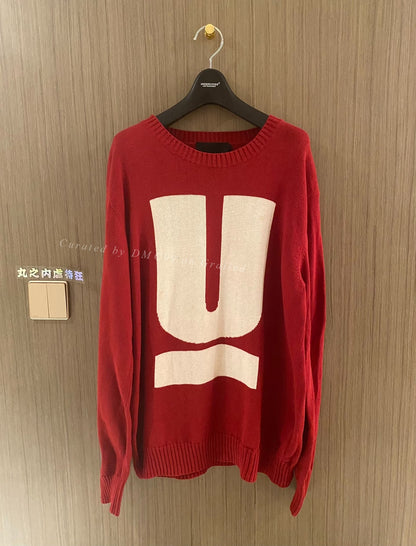 Undercover Red Cashmere Sweater