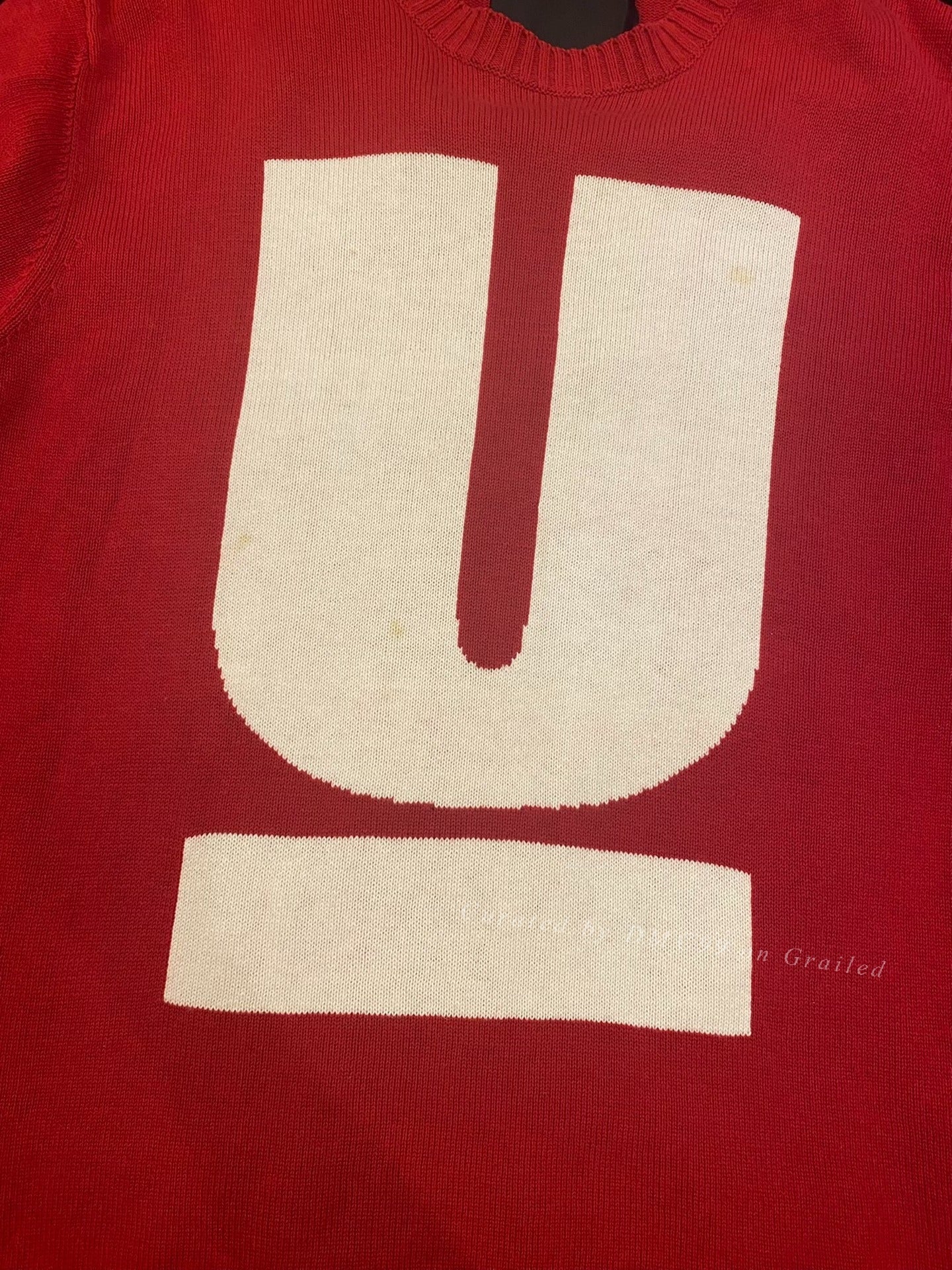Undercover Red Cashmere Sweater