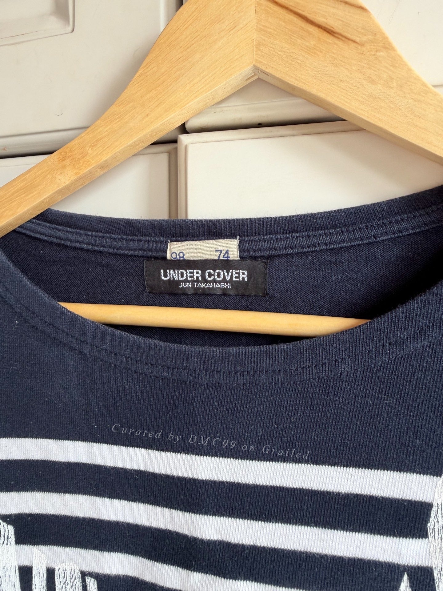 Undercover  York City Navy Stripe T-shirt