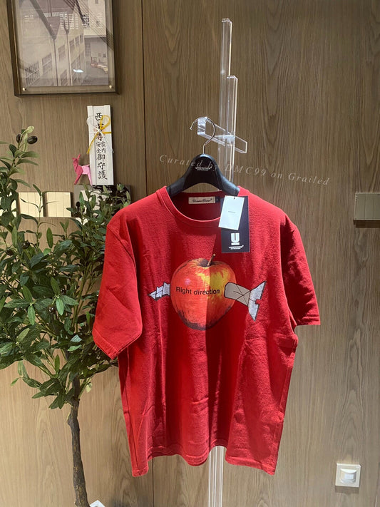 Undercover 18ss Red Apple Nail Tee