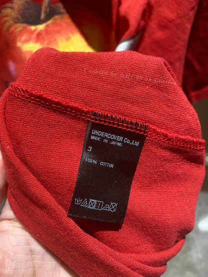 Undercover 18ss Red Apple Nail Tee