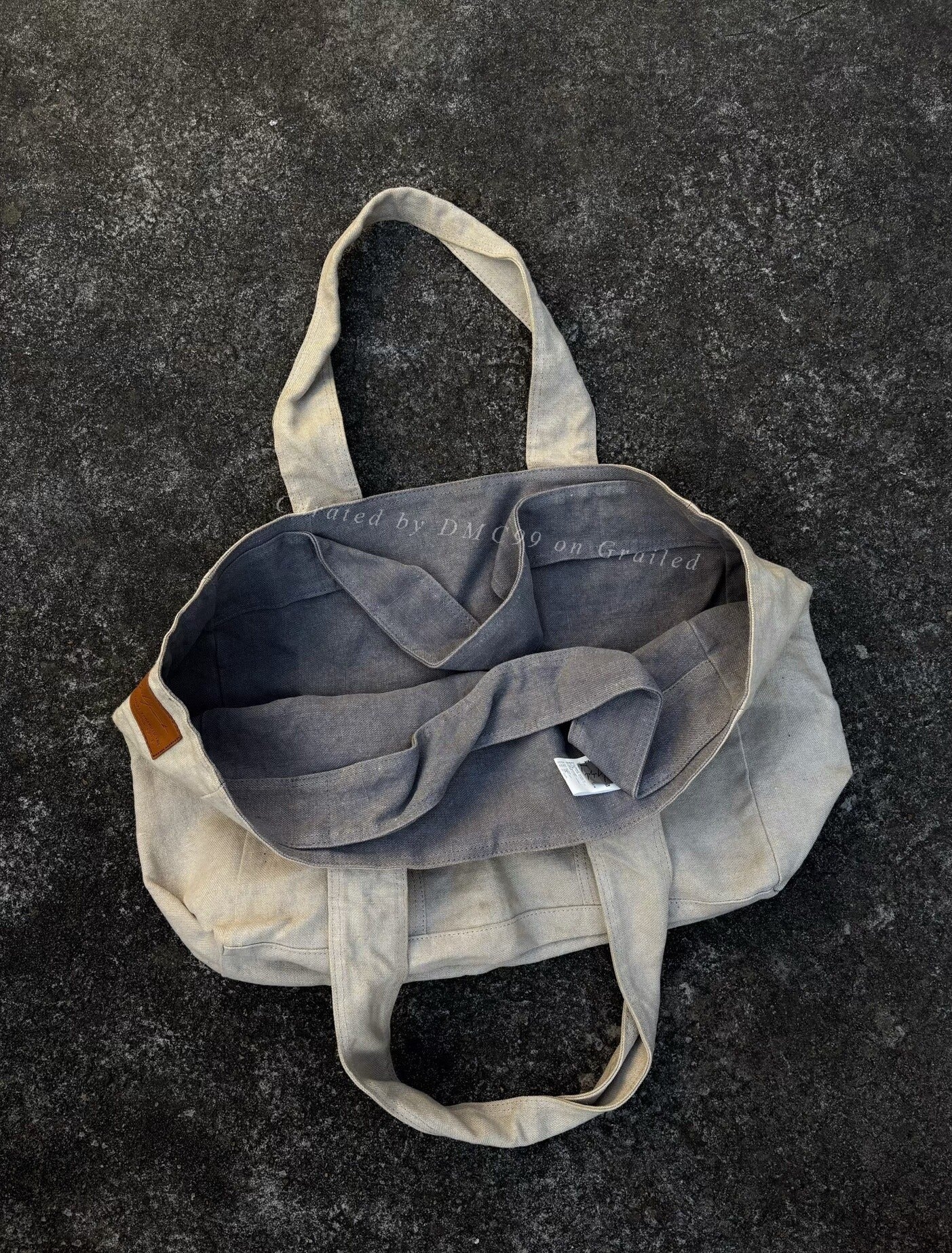Yohji Yamamoto 2017 Linen Tote Bag