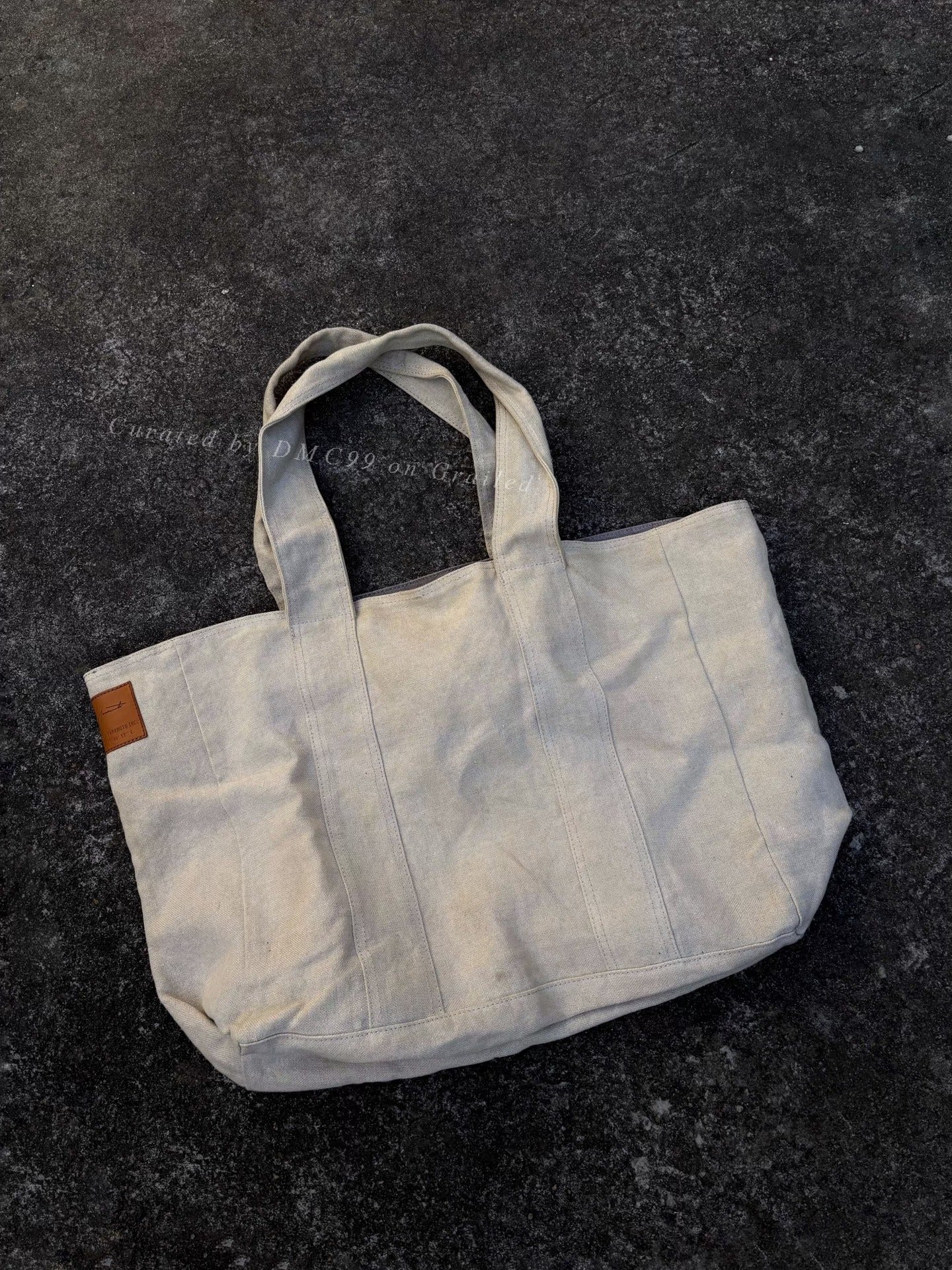 Yohji Yamamoto 2017 Linen Tote Bag