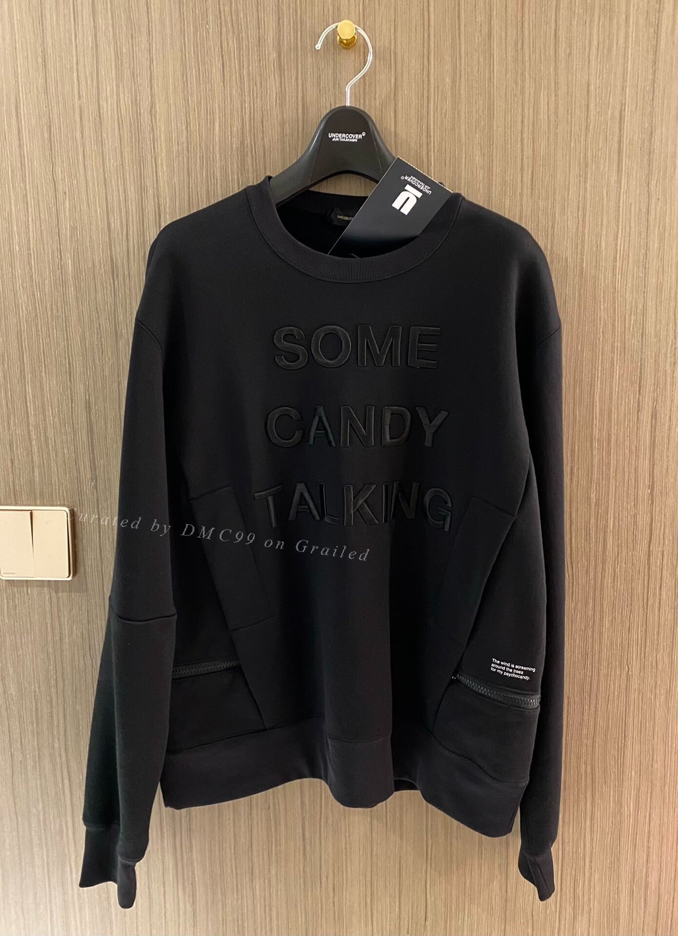 Undercover 14AW CandyTalking Space Cotton Cut-Sleeve Hoodie