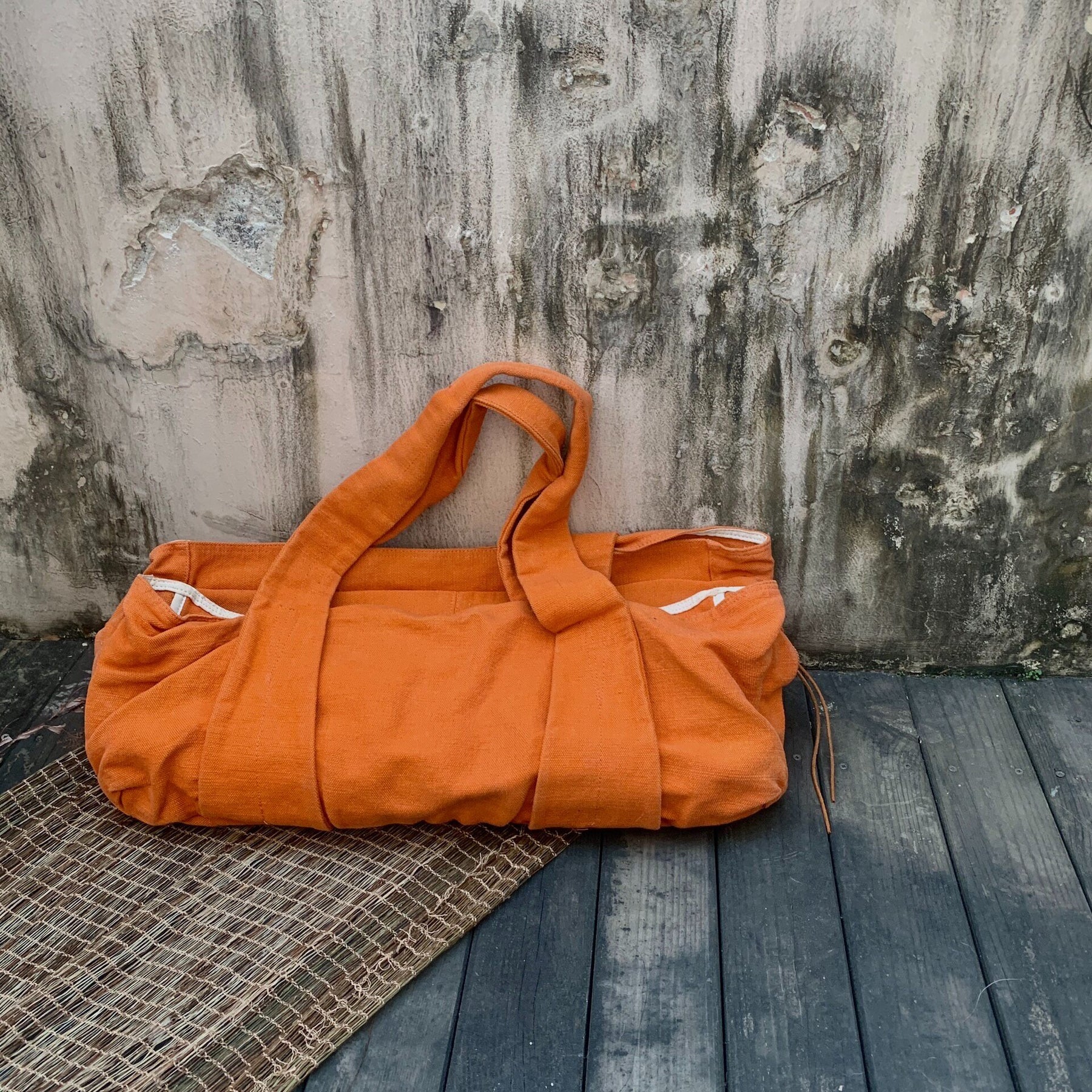 Yohji Yamamoto Y's 08s Orange Oversized Tote