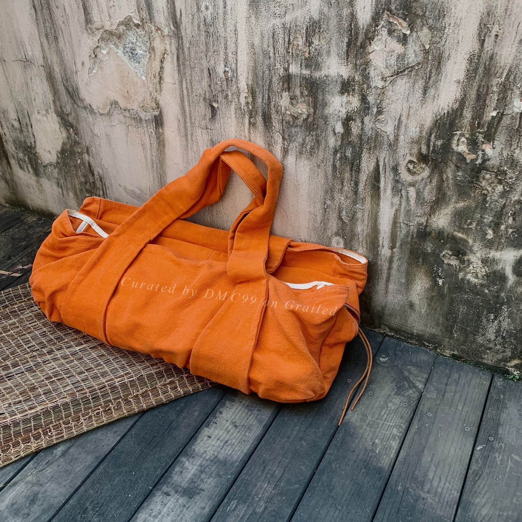 Yohji Yamamoto Y's 08s Orange Oversized Tote