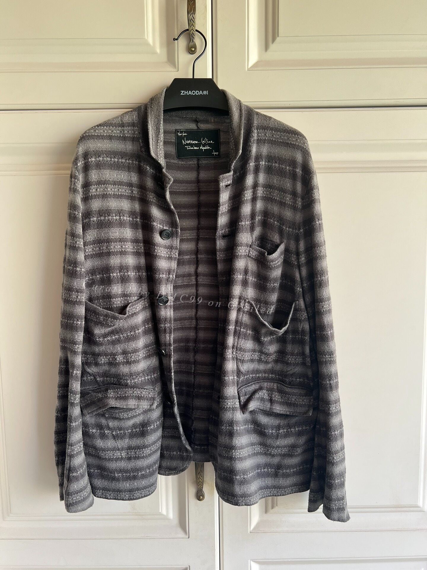 Number Nine 08SS Archive MA-1 Knit Jacket