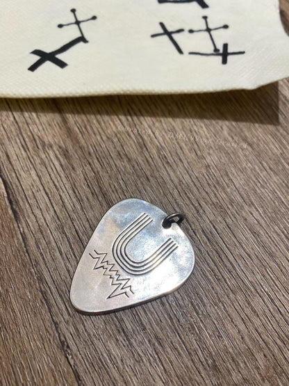 Undercover 2006 T Period Silver Guitar Pick