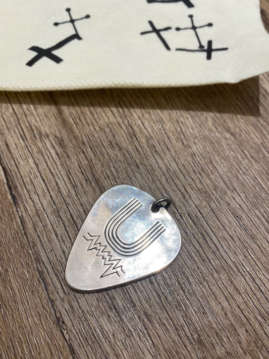 Undercover 2006 T Period Silver Guitar Pick