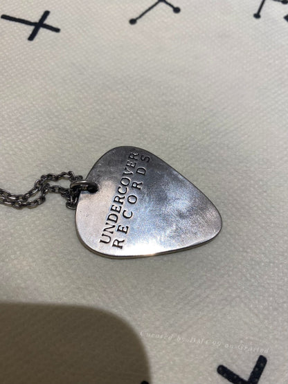 Undercover 2006 T Period Silver Guitar Pick