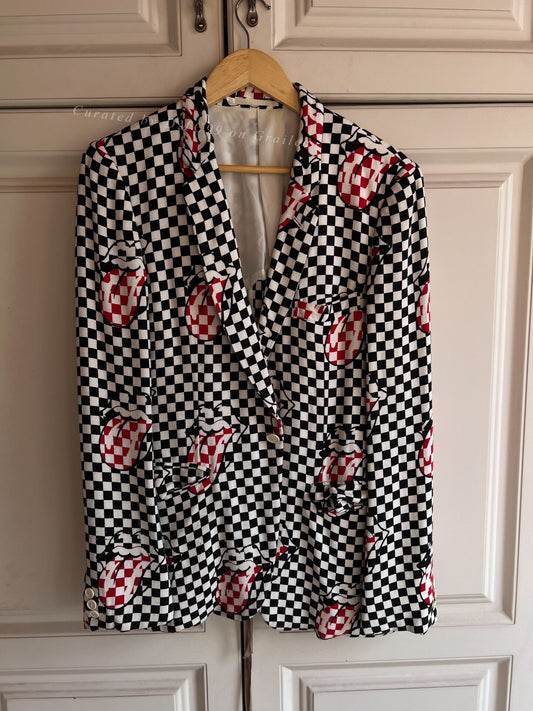Comme Des Garçons 2005 Rolling Stones Print Suit
