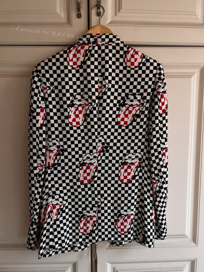 Comme Des Garçons 2005 Rolling Stones Print Suit