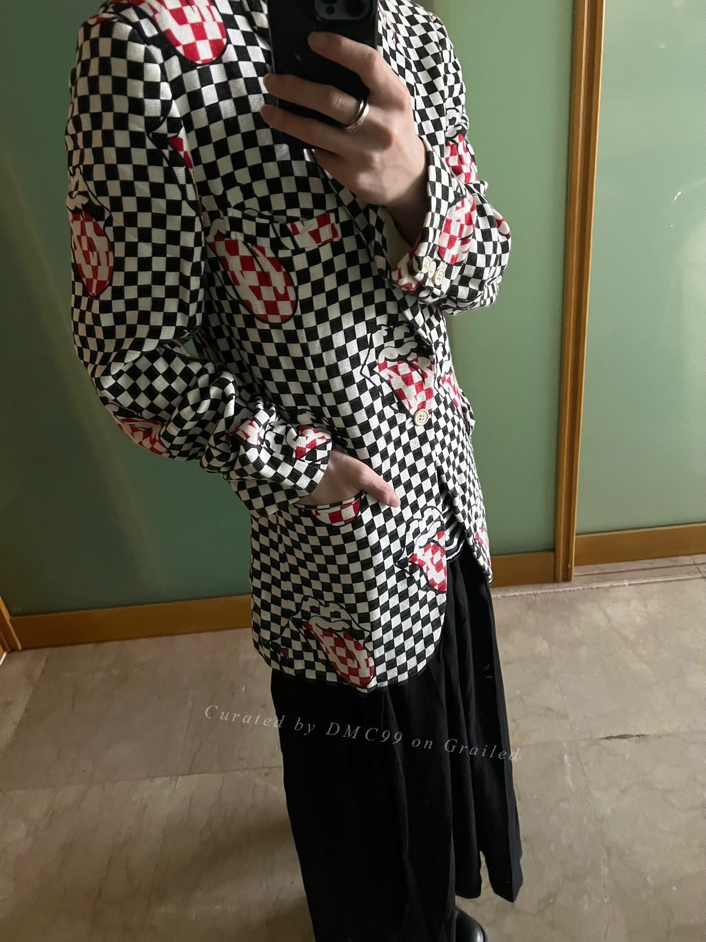 Comme Des Garçons 2005 Rolling Stones Print Suit