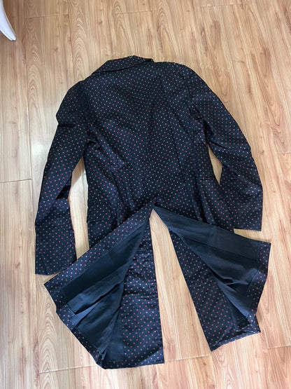 Comme des Garcons Runway Polka Dot Wool Coat