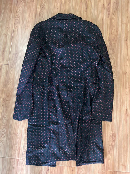 Comme des Garcons Runway Polka Dot Wool Coat