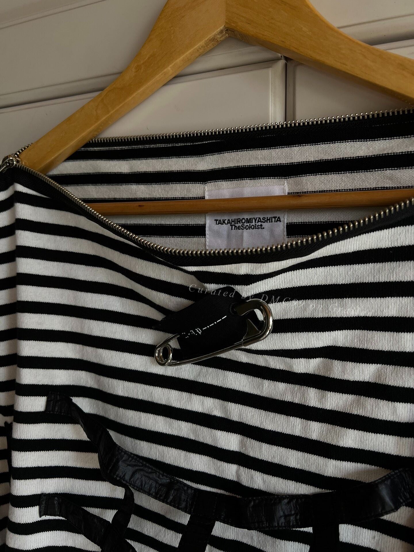 Takahiromiyashita The Soloist Striped Leather Longsleeve