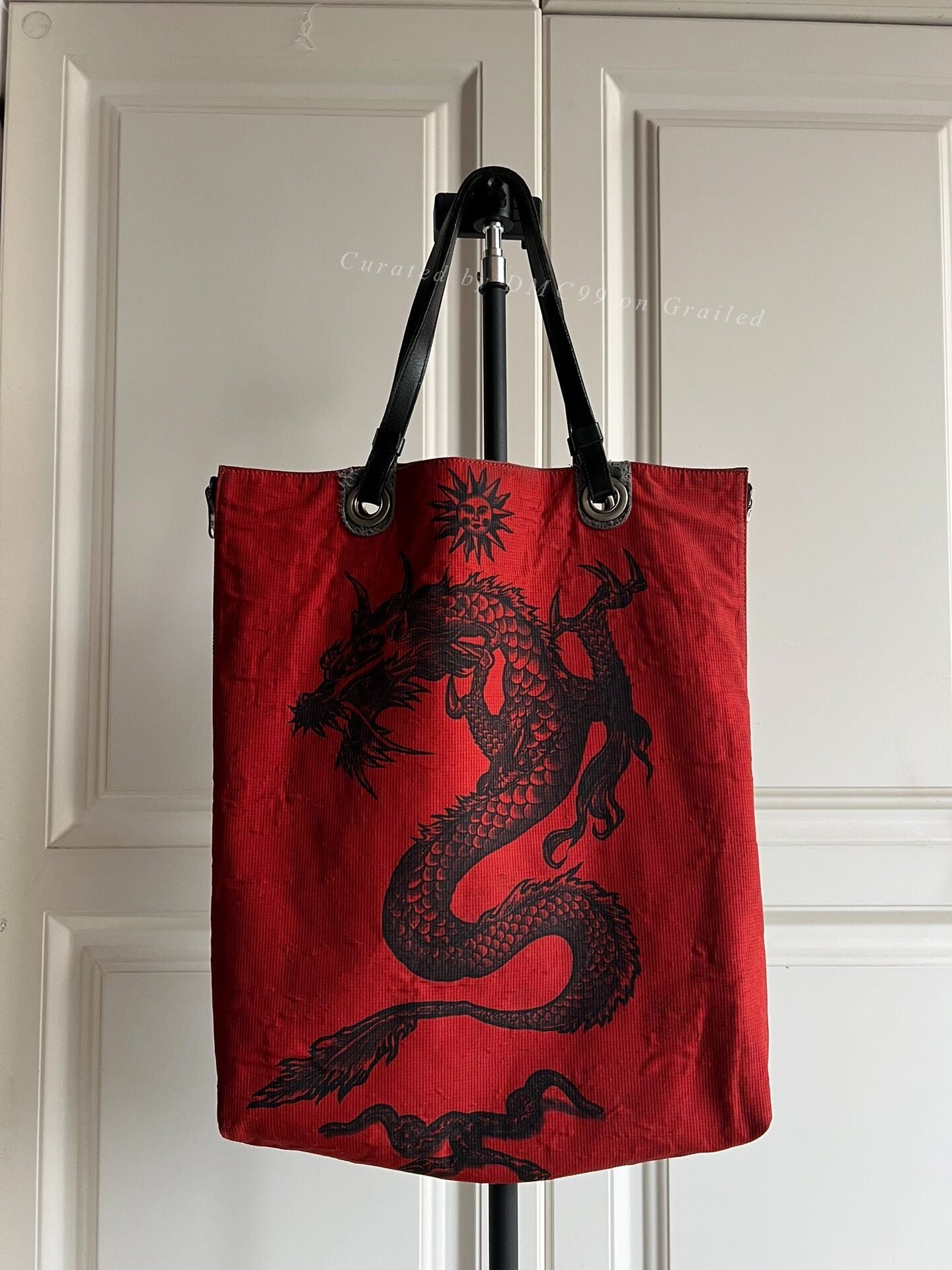 Jean Paul Gaultier Dragon Double-Sided Shoulder Bag