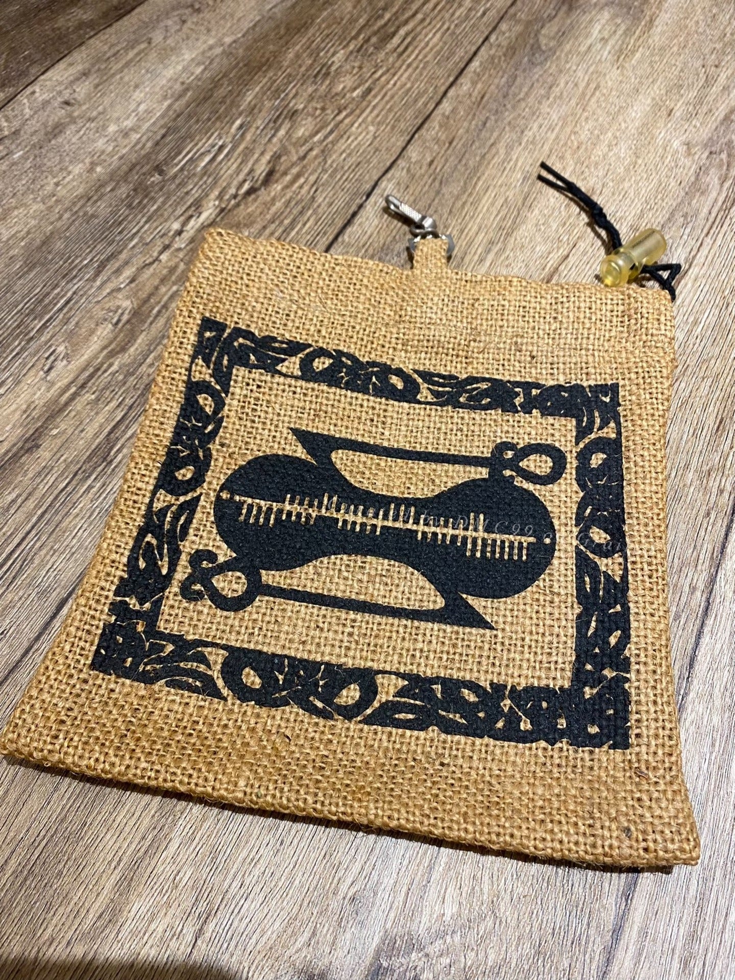 Undercover 03SS Scab Jute Ethnic Hanging Bag