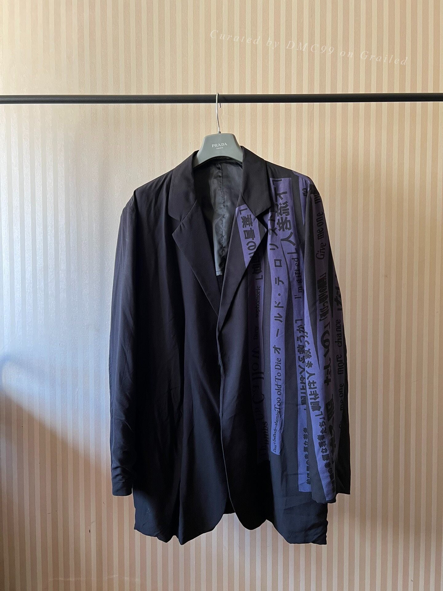 Yohji Yamamoto 18SS Blue Character Suit