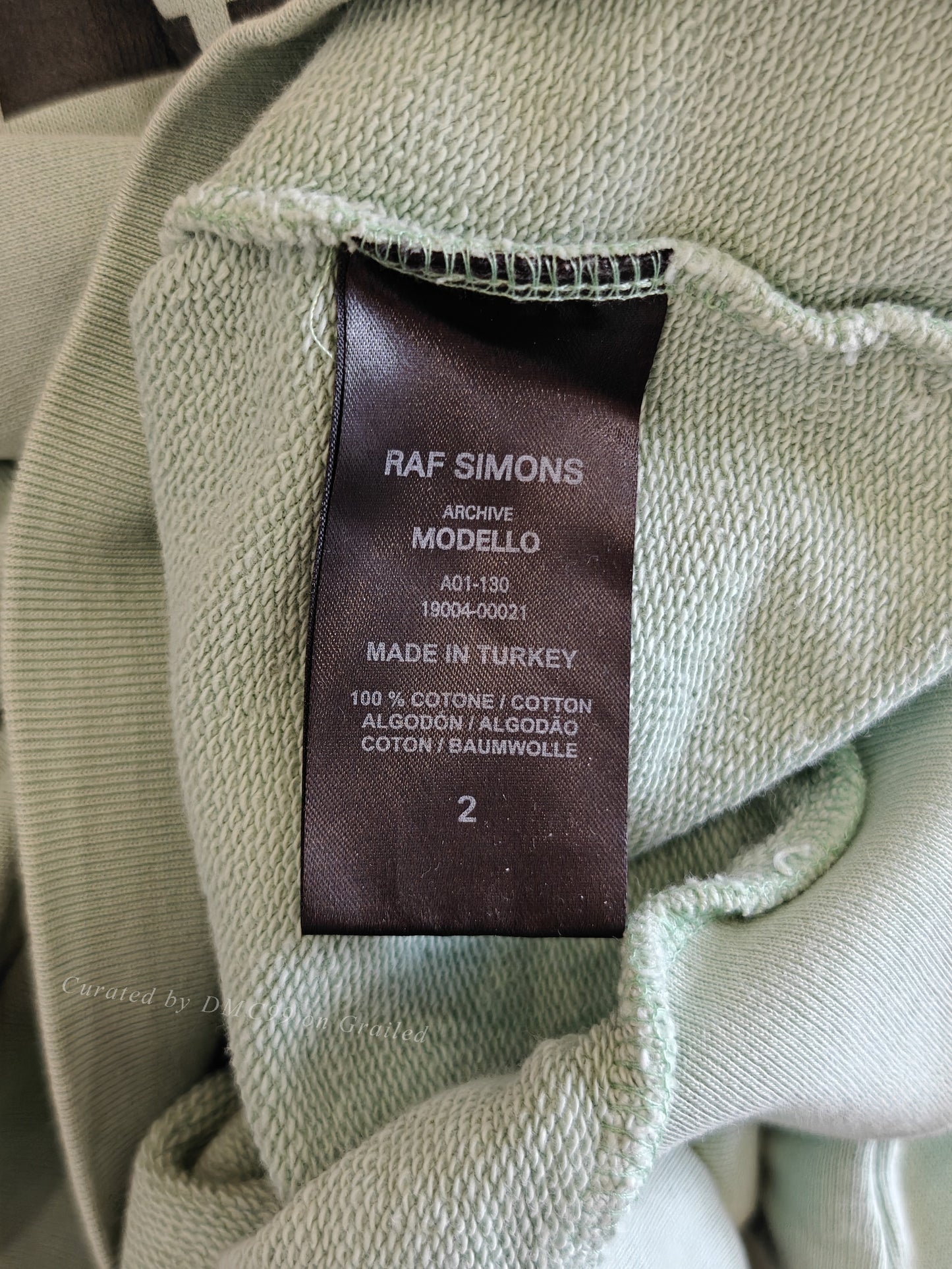 RAF SIMONS Archive Redux Nebraska Sweatshirt