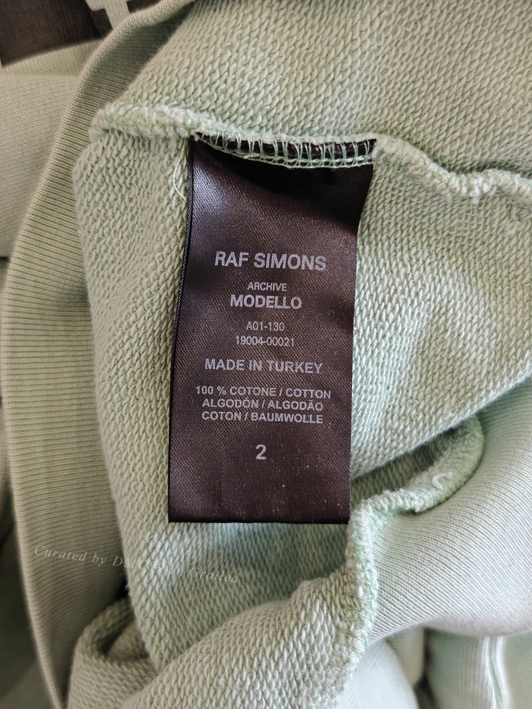 RAF SIMONS Archive Redux Nebraska Sweatshirt