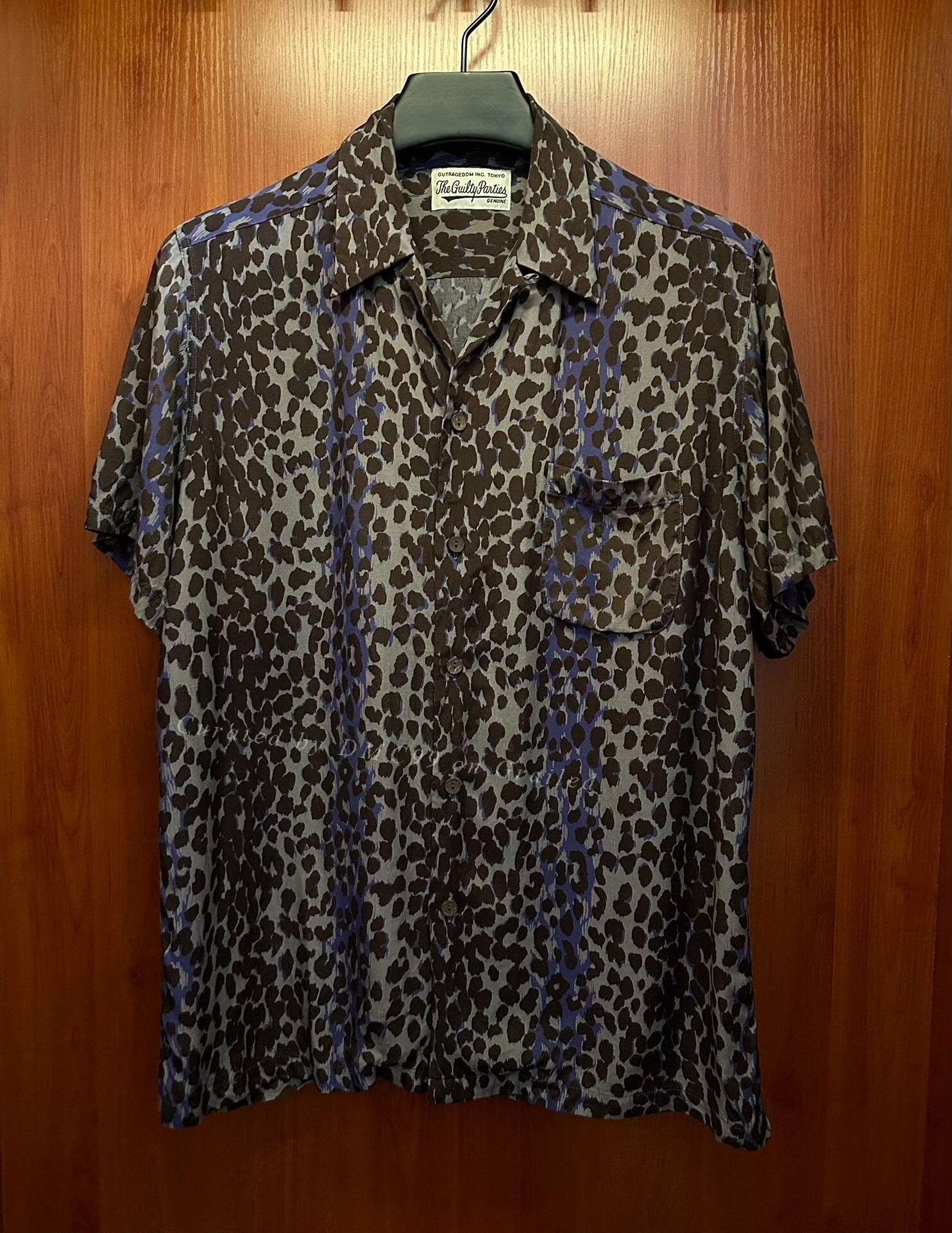 Wacko Maria Leopard Print Short Sleeve Shirt