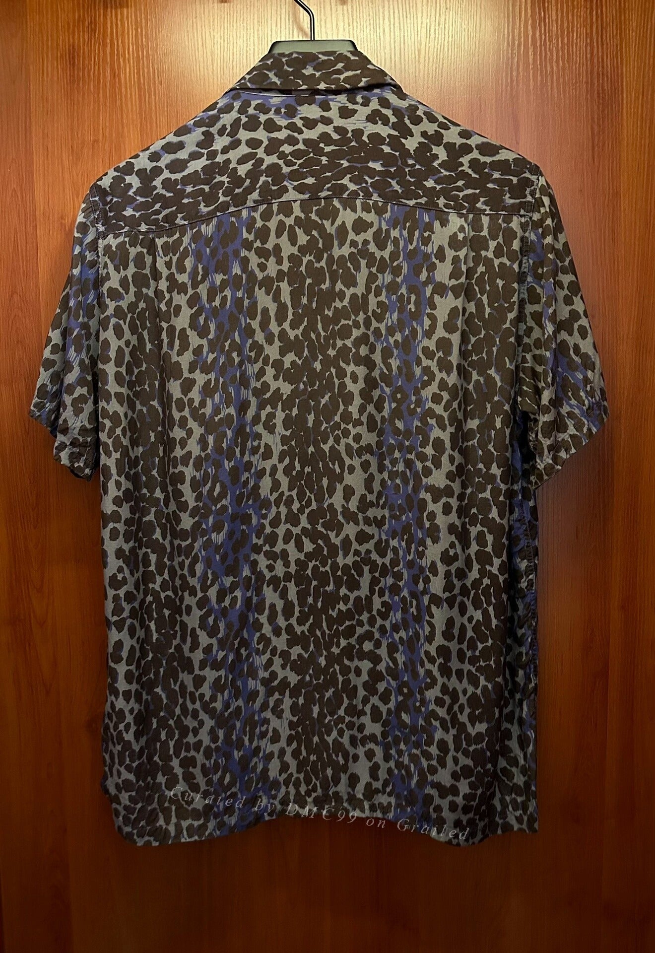 Wacko Maria Leopard Print Short Sleeve Shirt