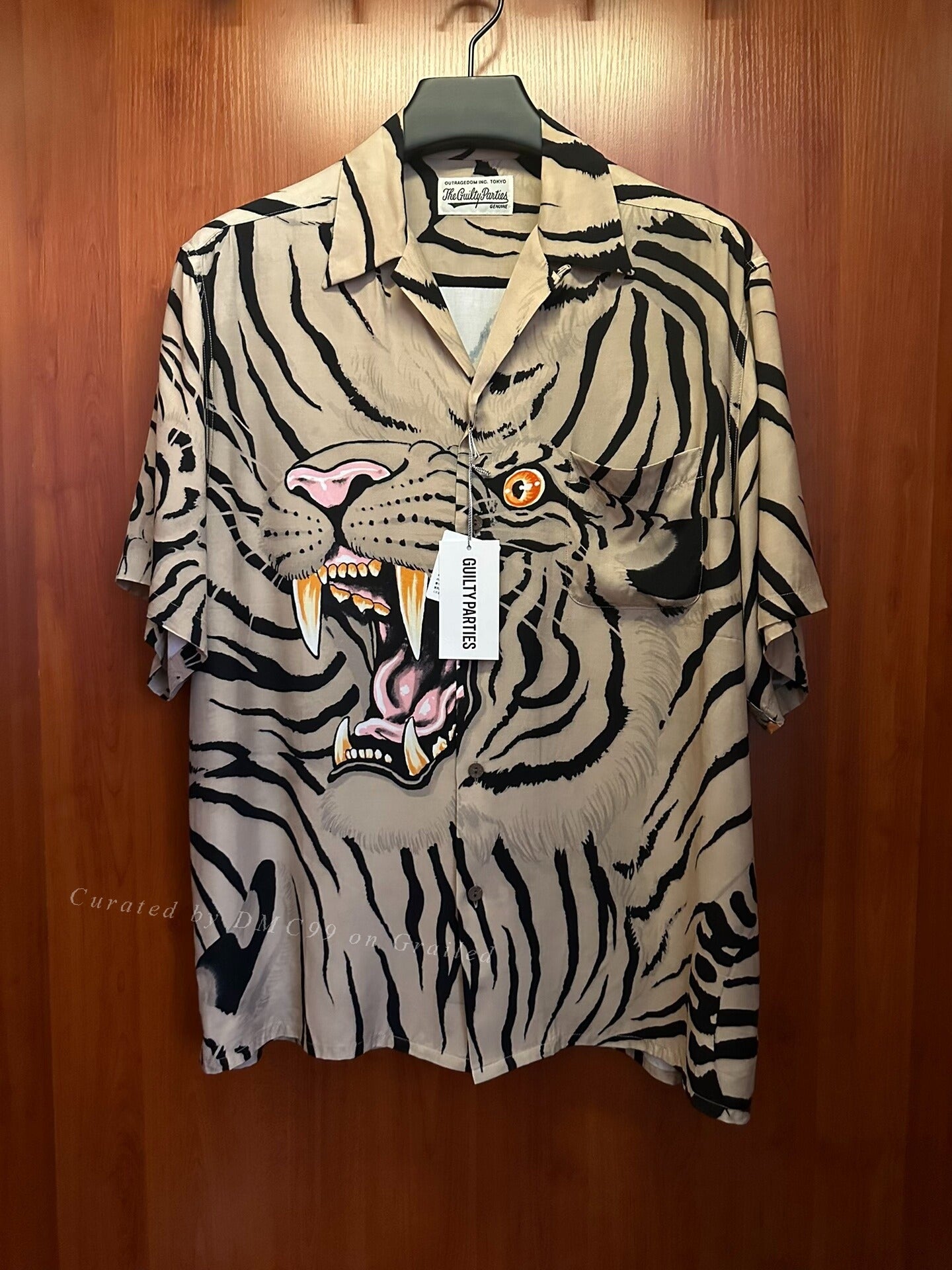 Wacko Maria Tiger Head Short Sleeve Shirt
