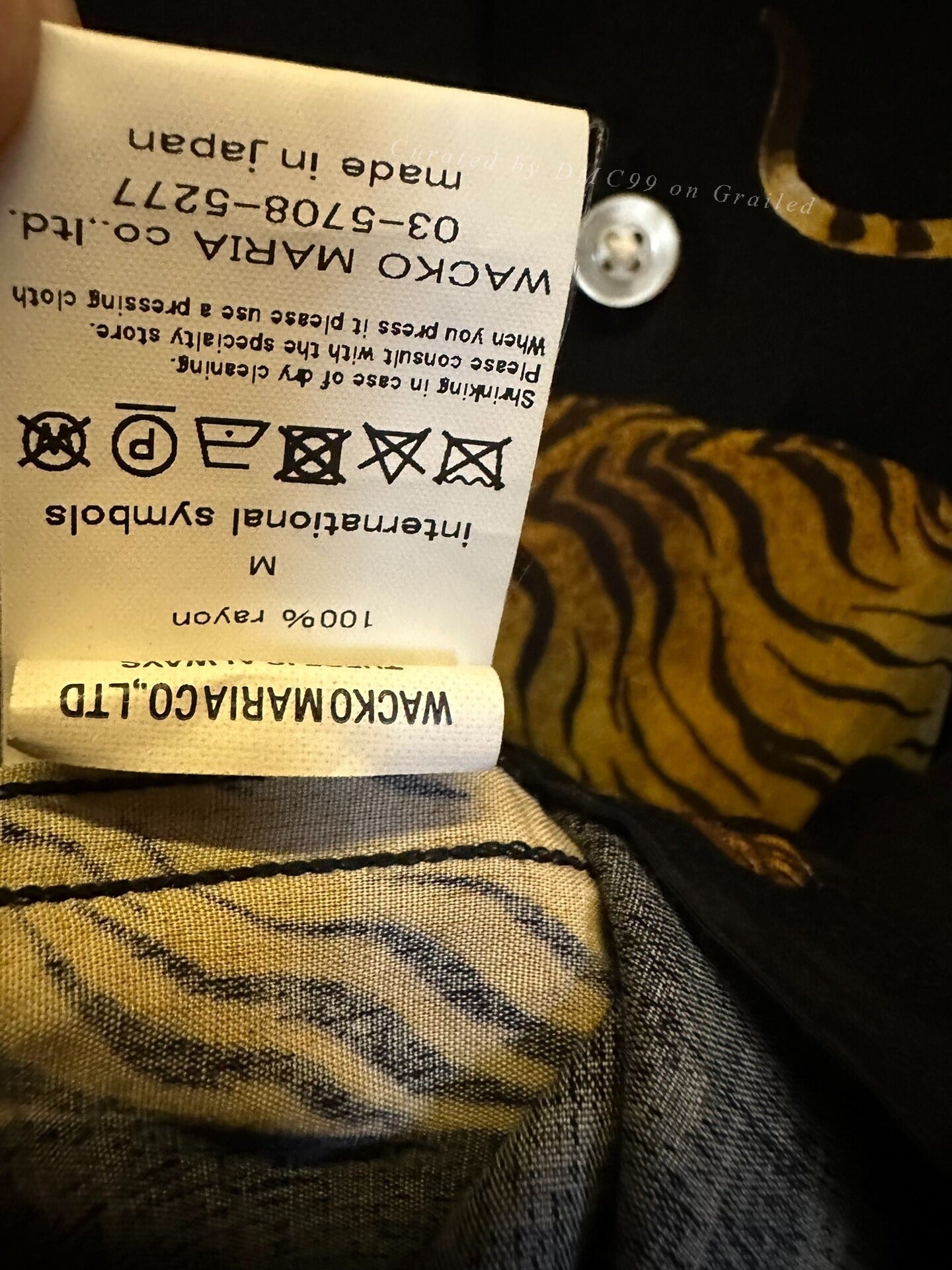 Wacko Maria Tiger Short Sleeve Shirt