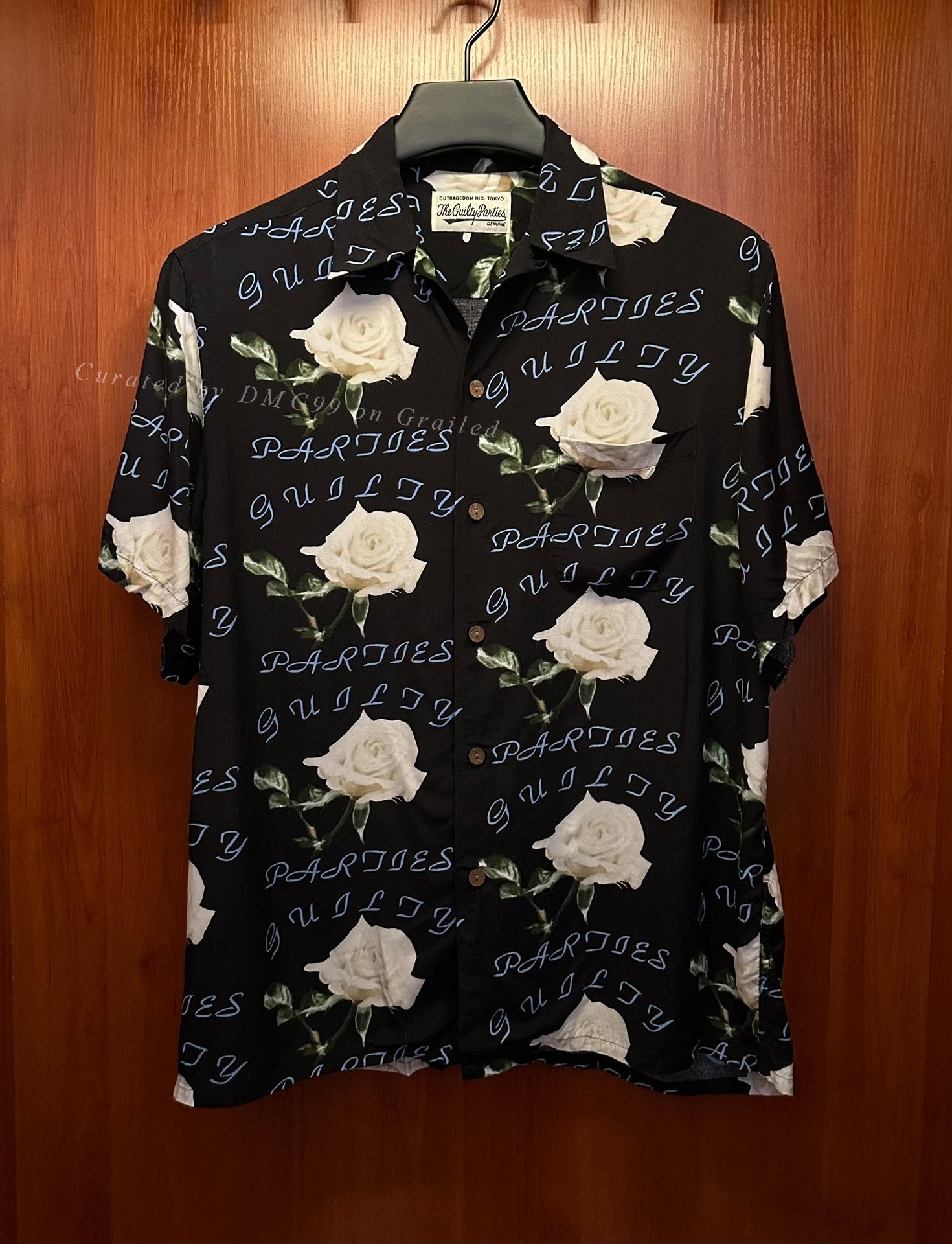 Wacko Maria Limited White Rose Shirt