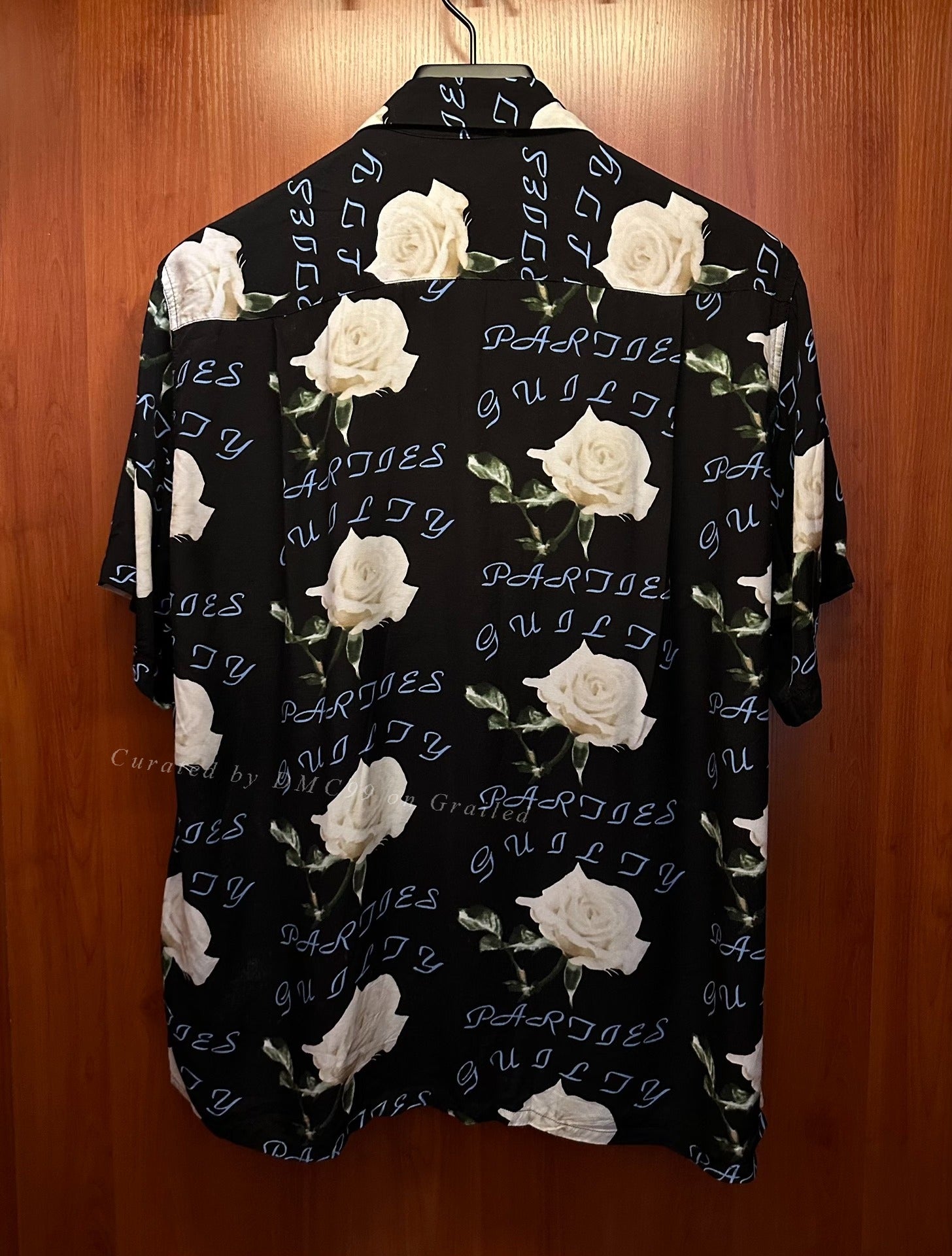 Wacko Maria Limited White Rose Shirt