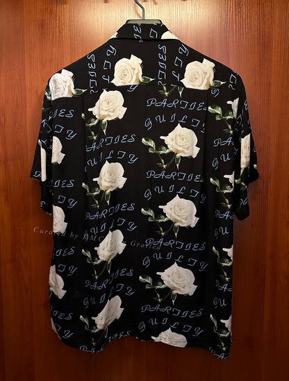Wacko Maria Limited White Rose Shirt