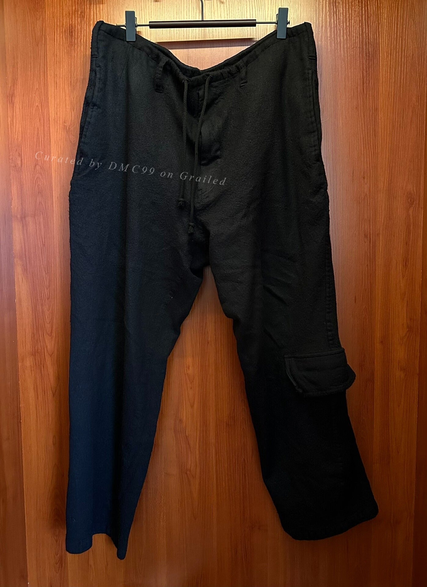 Yohji Yamamoto Men's Wool Cargo Trousers