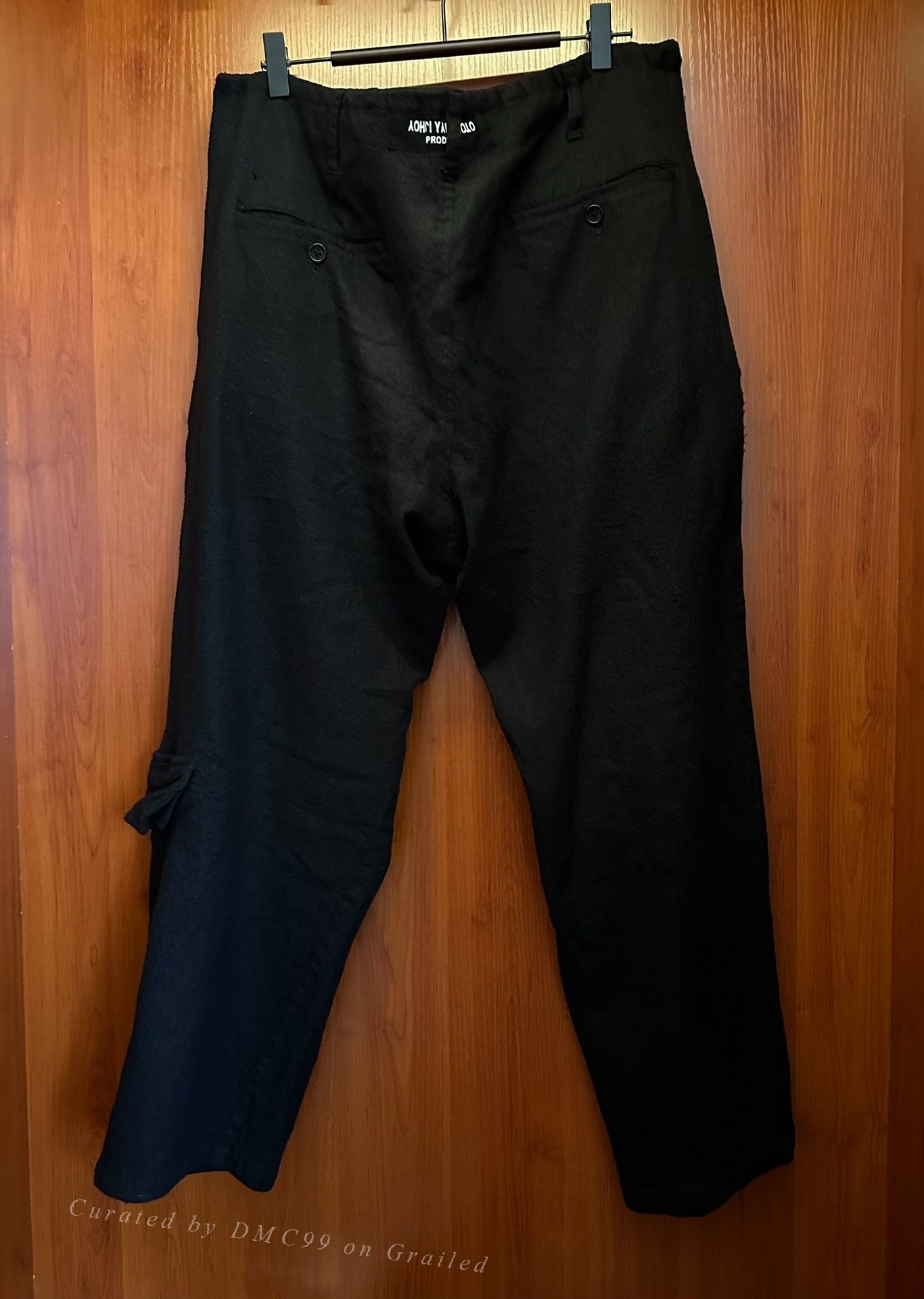 Yohji Yamamoto Men's Wool Cargo Trousers