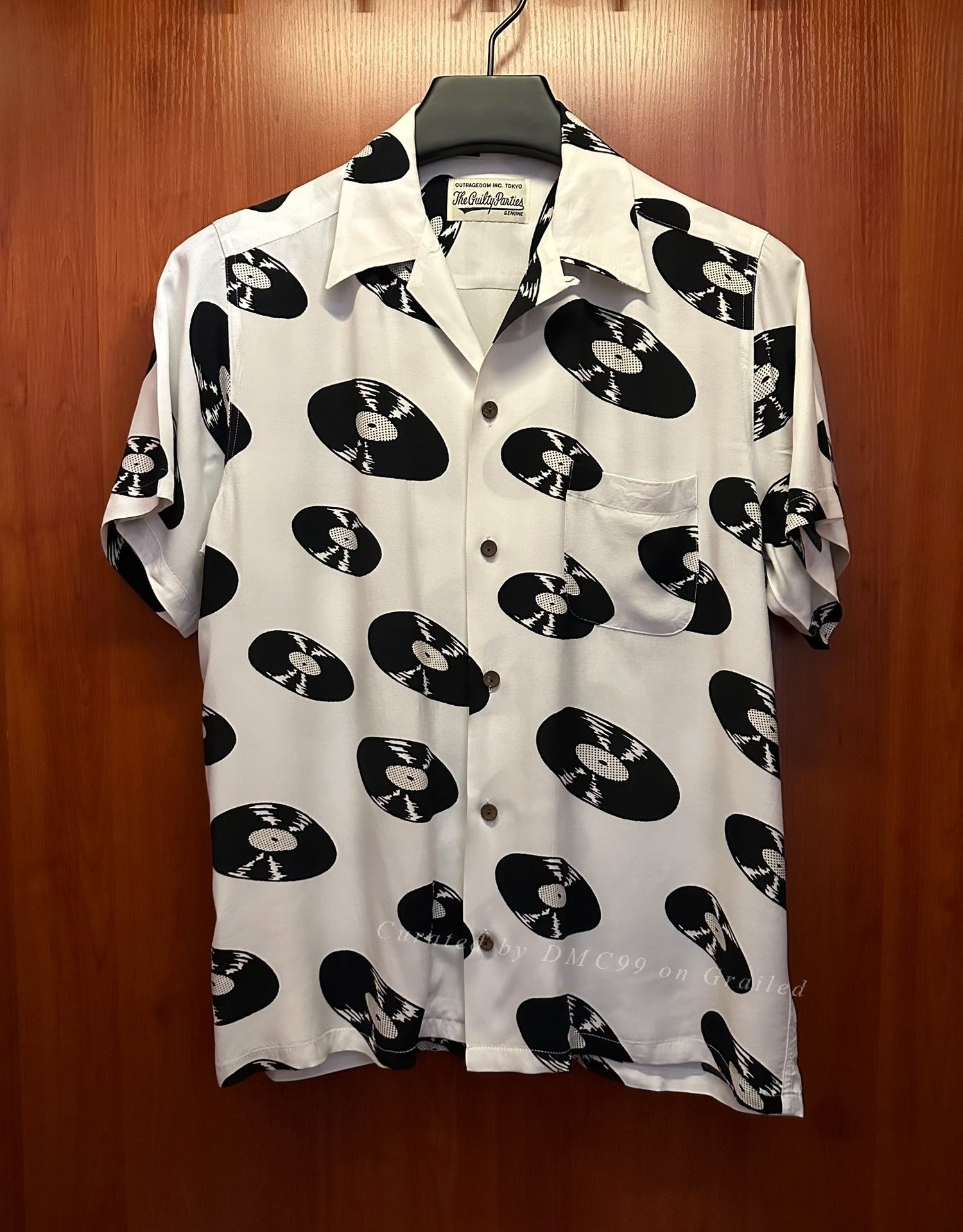 Wacko Maria Vinyl Record Short Sleeve Shirt
