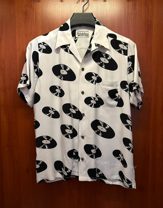 Wacko Maria Vinyl Record Short Sleeve Shirt