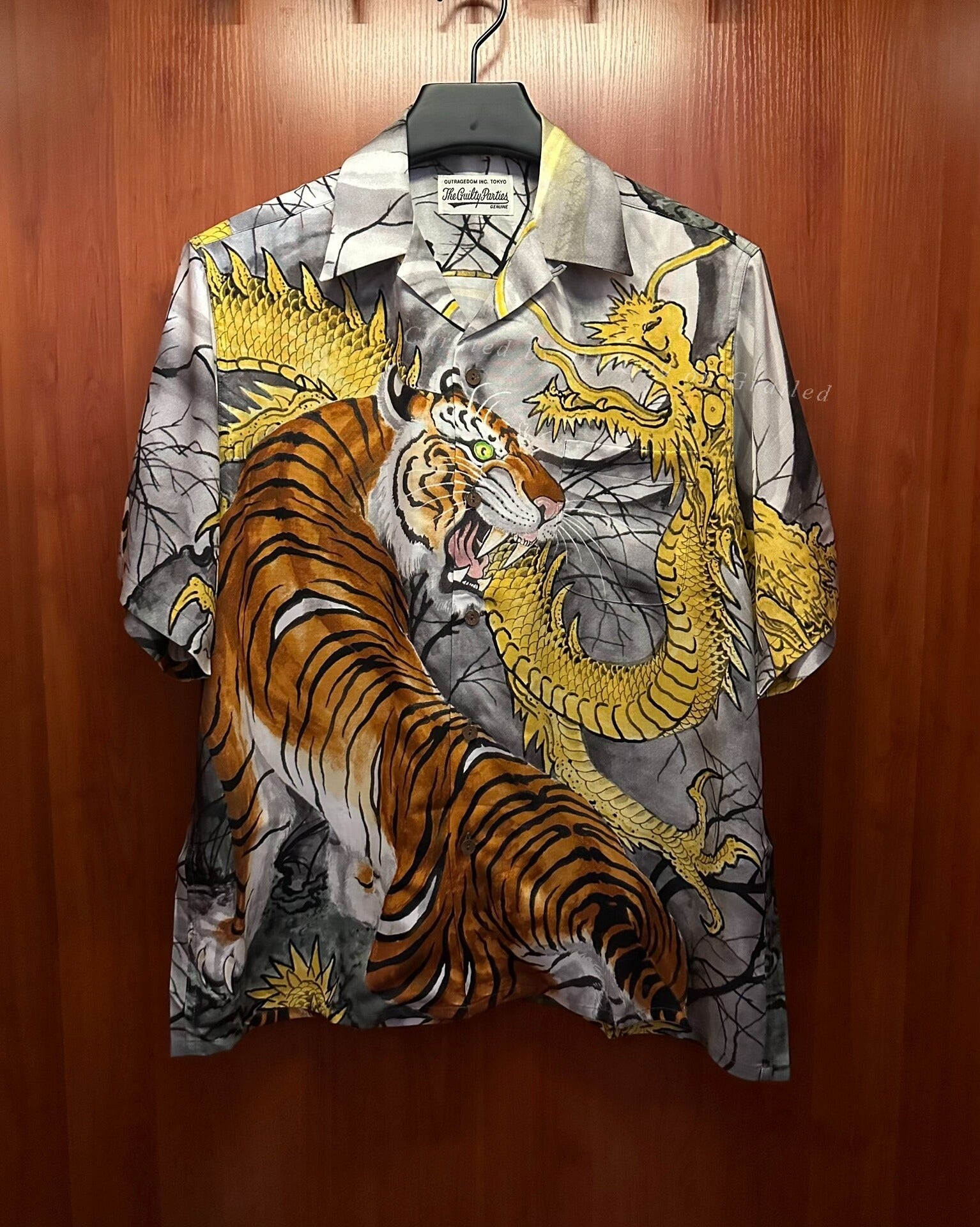 Wacko Maria Dragon Tiger Short-Sleeve Shirt
