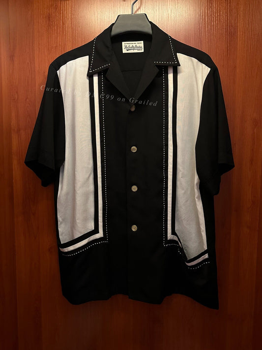 Wacko Maria Vintage Colorblock Short-Sleeve Shirt