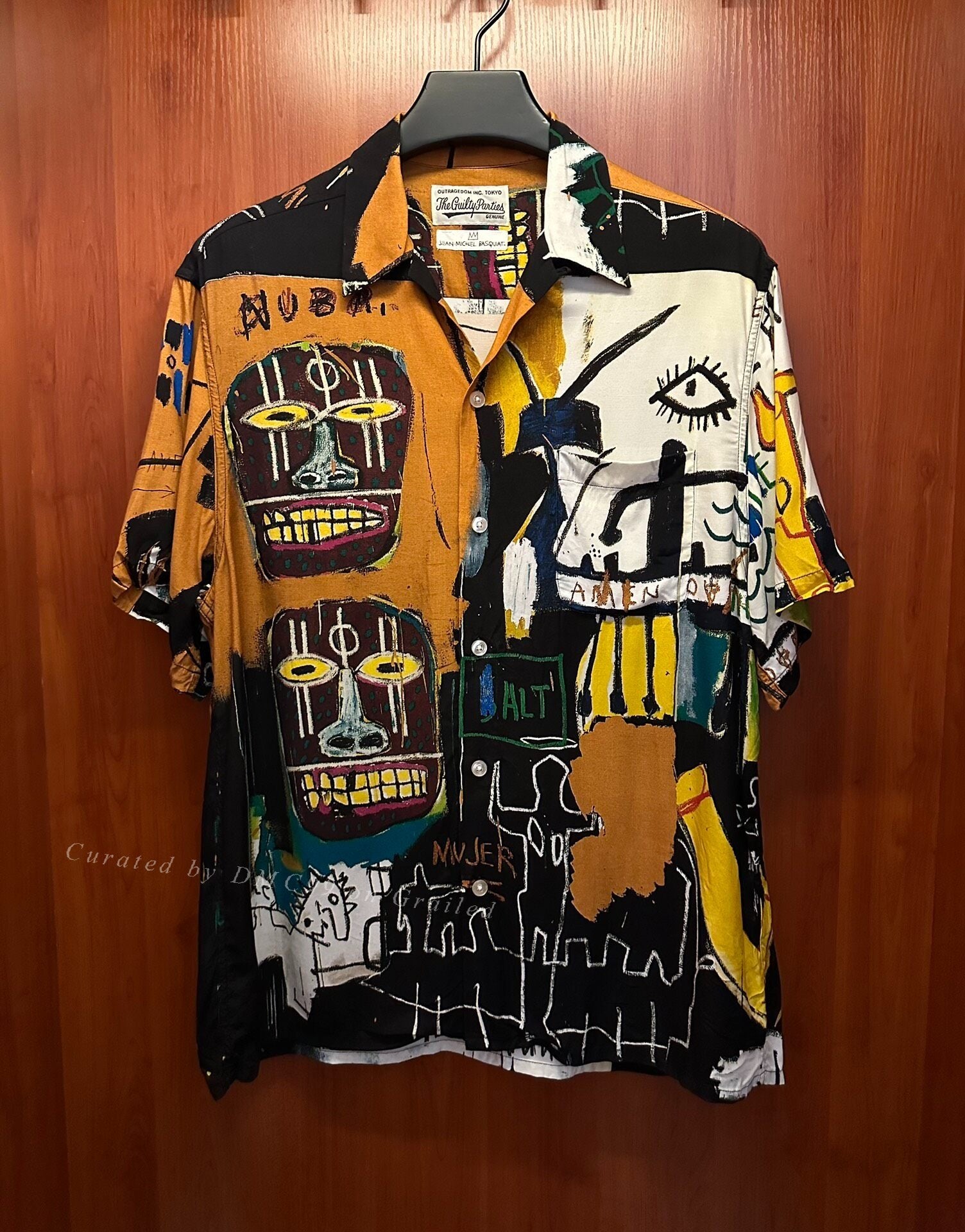 Wacko Maria Basquiat Graffiti Short Shirt