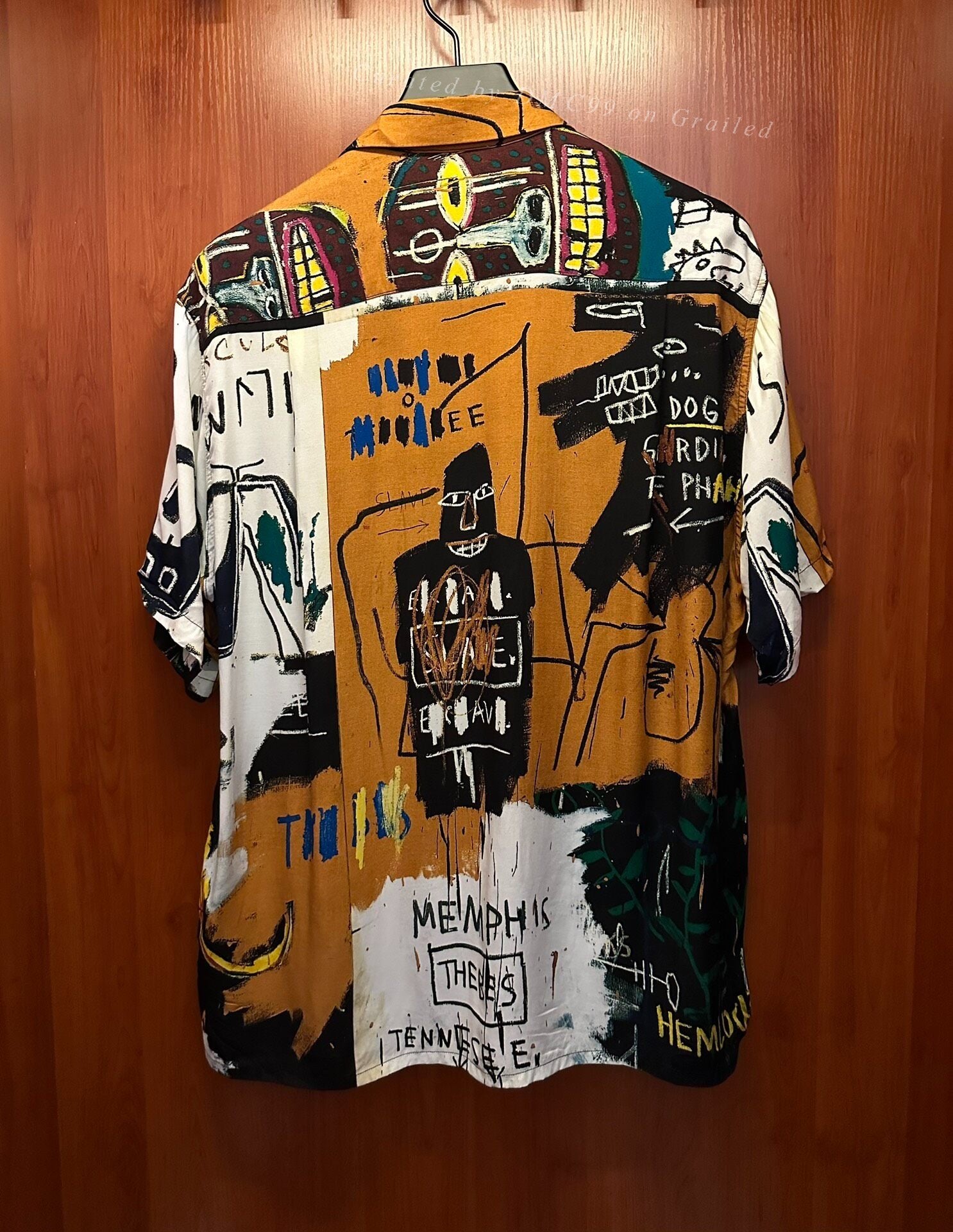 Wacko Maria Basquiat Graffiti Short Shirt