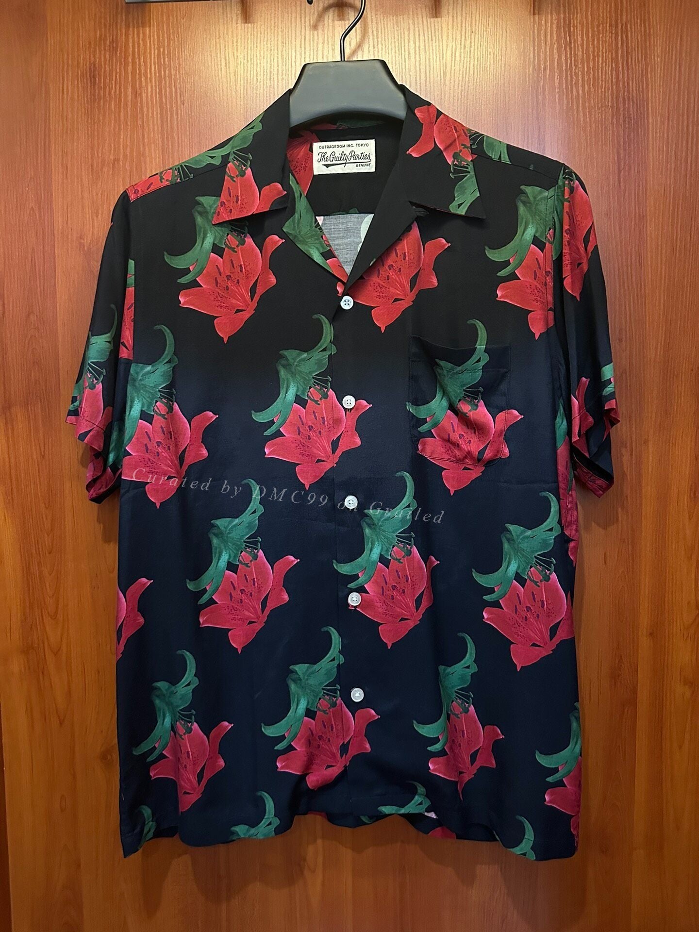 Wacko Maria Floral Rose Short-Sleeve Shirt