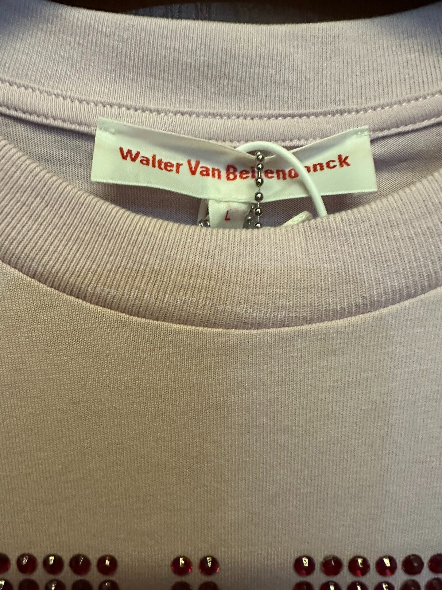 Walter Van Beirendonck Unicorn Rhinestone Tee